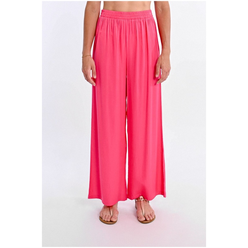 MOLLY BRACKEN High-waisted fluid pants